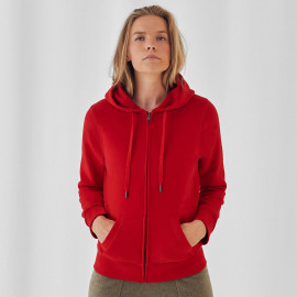 B&C QUEEN Zipped Hood_° - WW03Q 